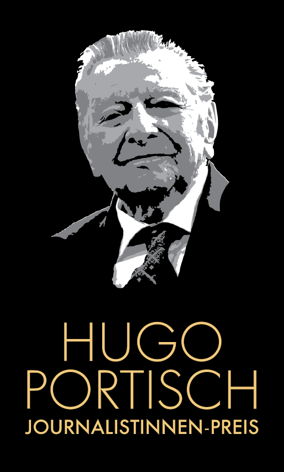 Logo Hugo Portisch Journalistinnen Preis mit Bild